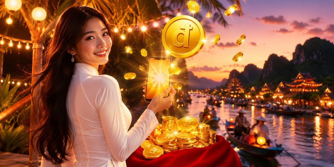 Người dùng tại Ninh Bình mặc áo dài nhận bonus đăng ký trực tuyến